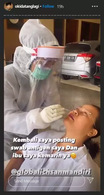 Okky Lukman negatif Covid © 2020 brilio.net