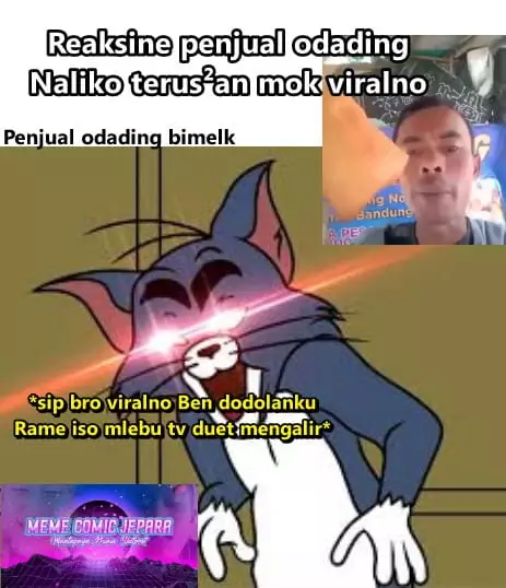Meme jajanan odading Berbagai sumber