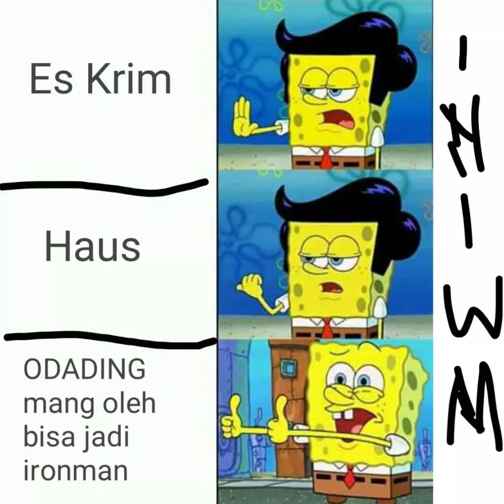 Meme jajanan odading Berbagai sumber