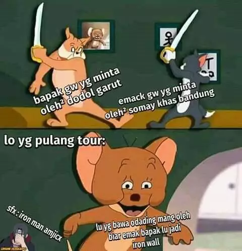 Meme jajanan odading Berbagai sumber