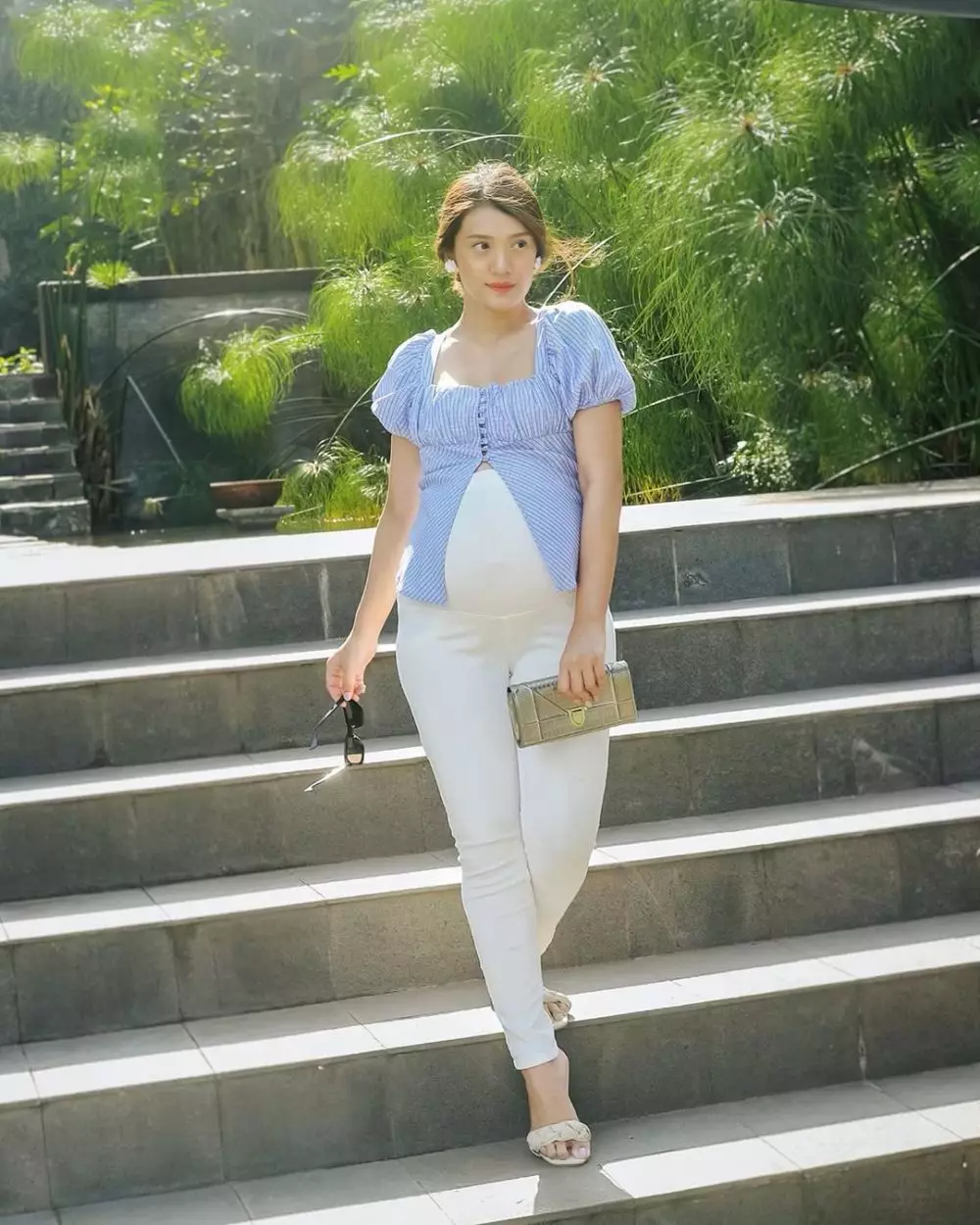 OOTD seleb pamer baby bump Instagram OOTD seleb pamer baby bump Instagram