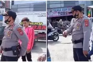 Viral pria tak pakai masker jalani hukuman, aksinya bikin tepuk jidat