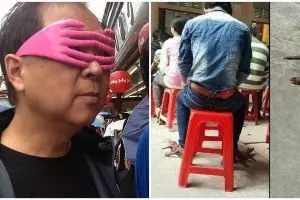 10 Penampilan bapak-bapak di tempat umum ini bikin senyum tipis