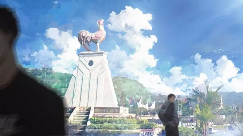 Tempat ikonik Sumbar anime Instagram/@nishisumatora