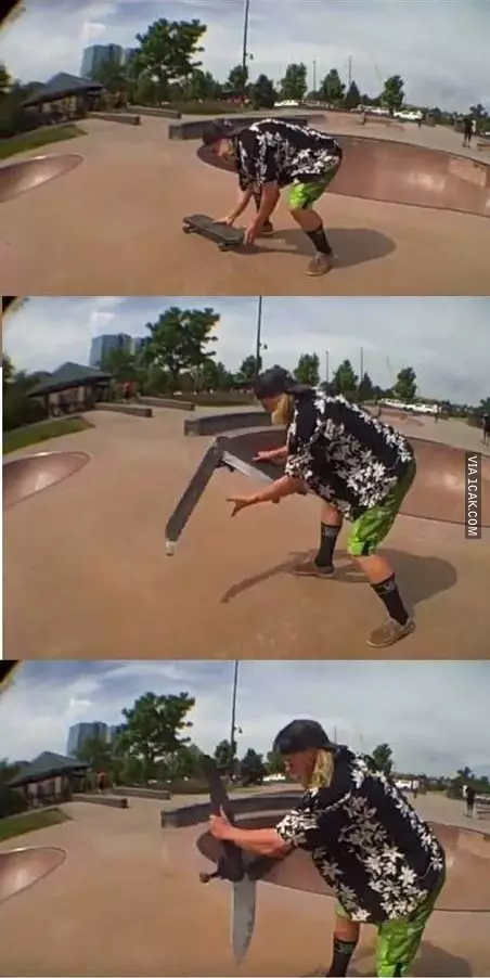 potret unik papan skateboard Berbagai Sumber