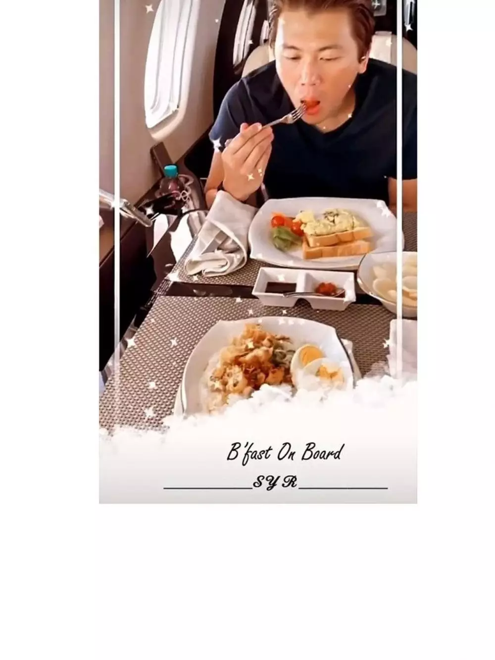 syahrini naik jet dan suami Instagram