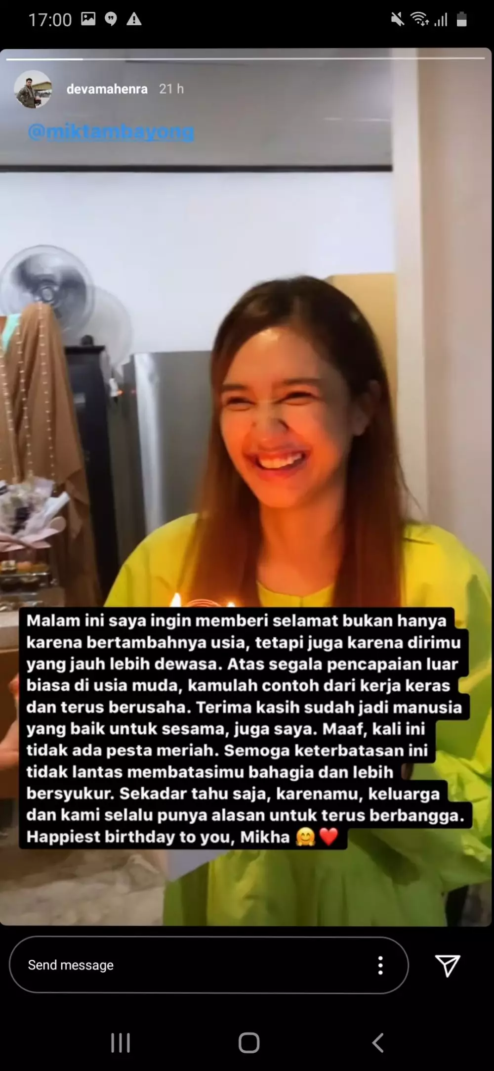 Mika ulang tahun © 2020 brilio.net