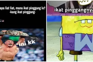 10 Meme lucu wajib pakai sabuk ini kocaknya bikin garuk kepala