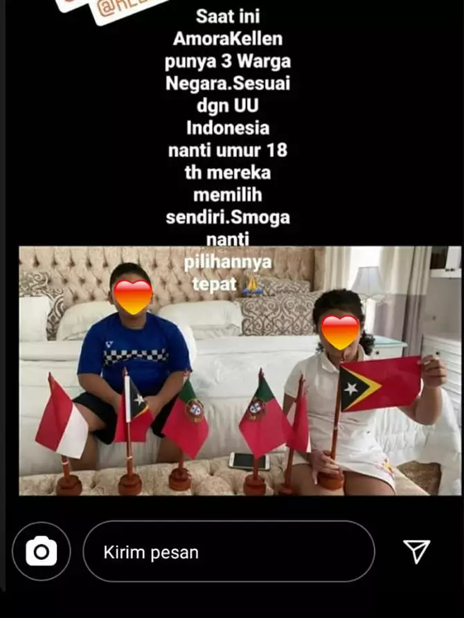 anak krisdayanti tiga kewarganegaraan Instagram