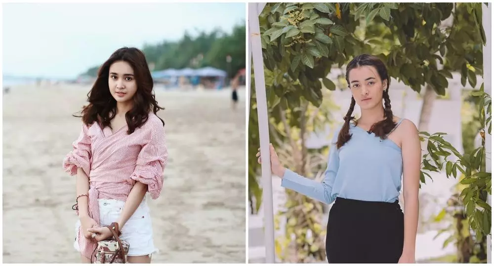 beda gaya Michelle Ziudith dan Mawar Eva berbagai sumber beda gaya Michelle Ziudith dan Mawar Eva berbagai sumber