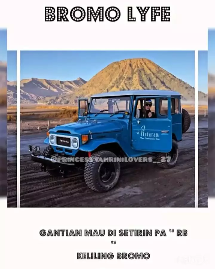 syahrini liburan bromo Instagram syahrini liburan bromo Instagram