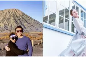 10 Momen liburan Syahrini & Reino di Bromo, sarapan ubi dan kacang