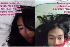 10 Curhatan galau pakai perabot rumah, lucunya bikin gagal baper