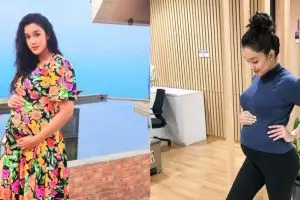 10 Potret Intan Aletrino saat pamer baby bump, cantik memesona