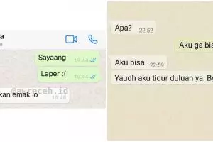 10 Chat lucu ngode ke pacar ini balasannya di luar dugaan