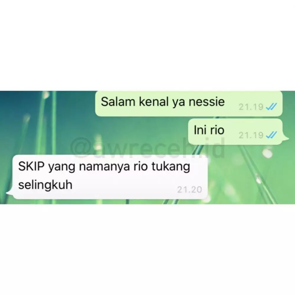 Chat ngajak kenalan Instagram