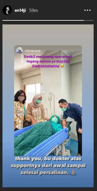 Enji Baskoro dikaruniai anak Ins Enji Baskoro dikaruniai anak Ins