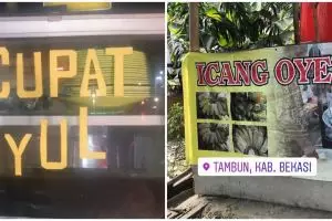 10 Pelesetan lucu nama dagangan ini imutnya bikin pengen cubit