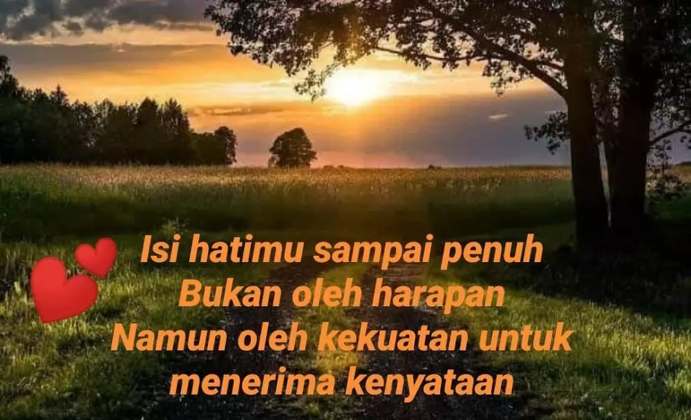 bijak menerima kenyataan instagram 