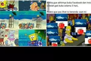 10 Meme lucu 'ikan hiu makan tomat' bikin inget odading Mang Oleh