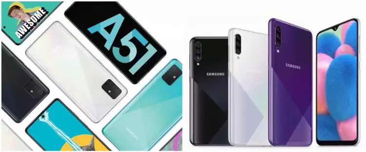 Harga 10 HP Samsung seri Galaxy A dan spesifikasi, ramah di kantong