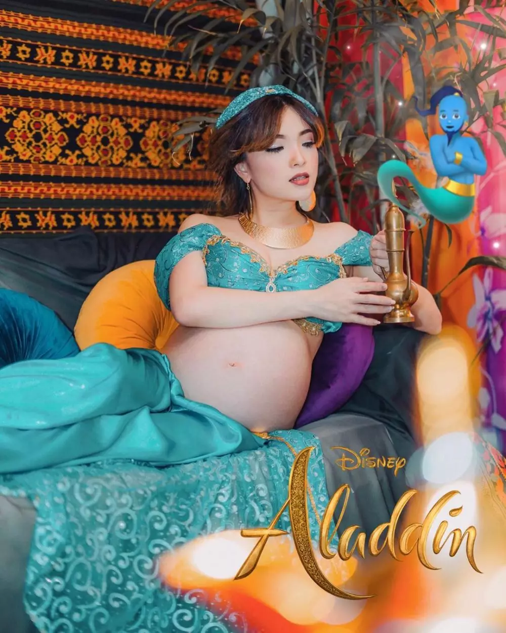 Gaya pemotretan maternity penyanyi © 2020 brilio.net