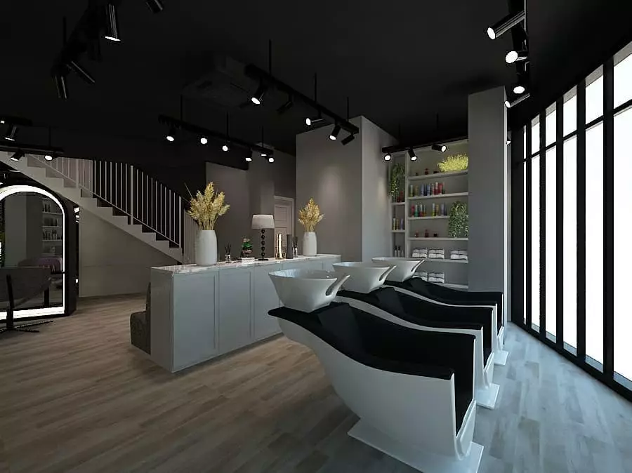 desain interior salon Igun Instagram