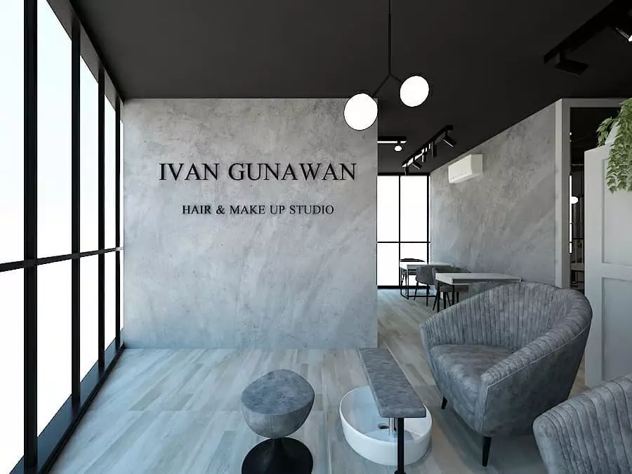 desain interior salon Igun Instagram