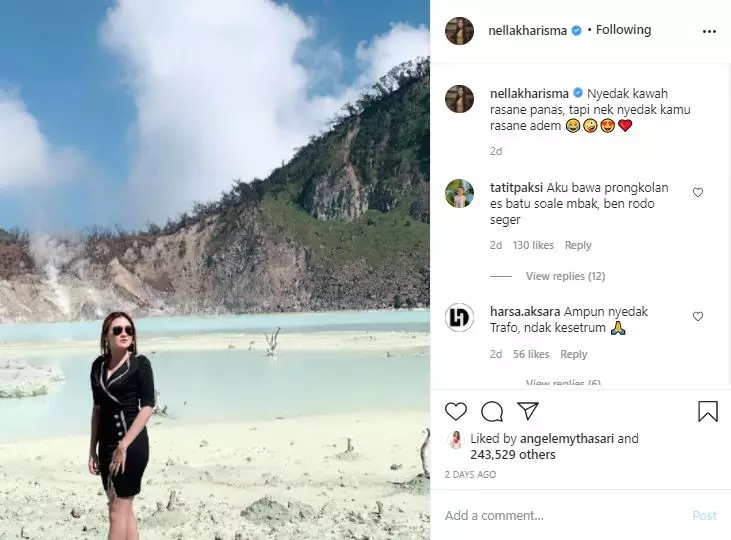 Ungkapan cinta Nella Kharisma untuk Dory © 2020 brilio.net