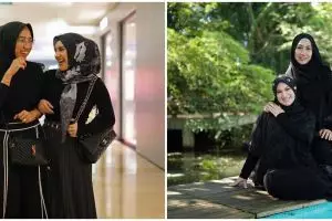 10 Potret kebersamaan Irish Bella dan ibu, bak kakak-adik