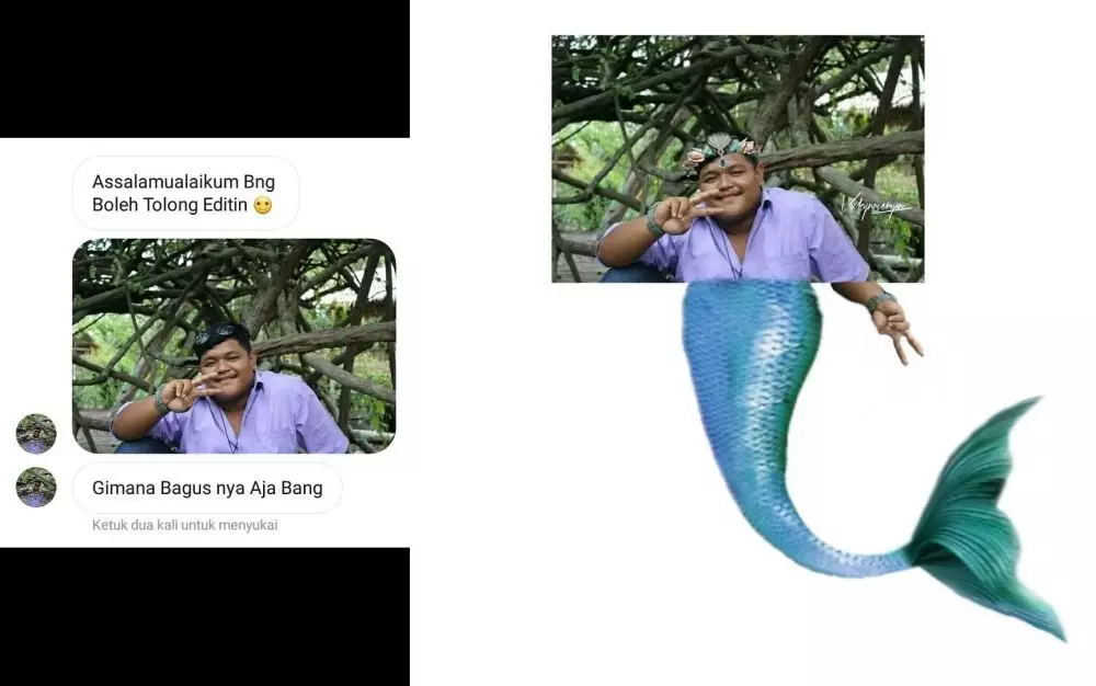 hasil editan foto netizen berbagai sumber