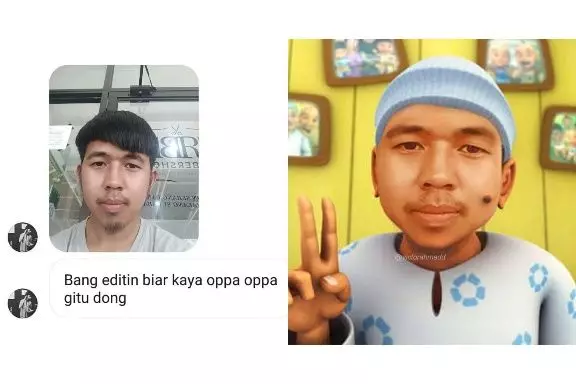 hasil editan foto netizen berbagai sumber