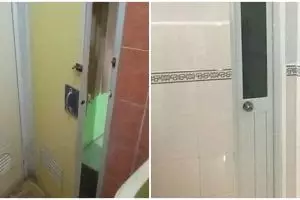 20 Desain pintu toilet ini nggak biasa, bikin jadi nggak kebelet