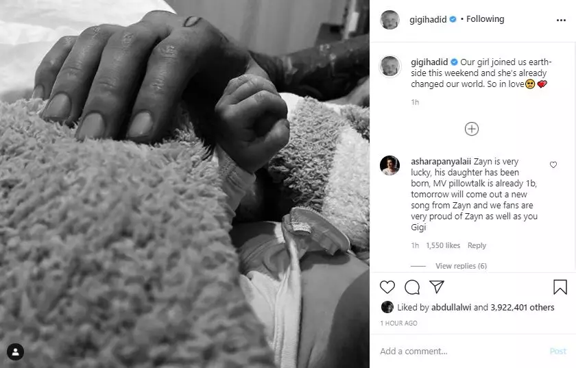 Gigi Hadid melahirkan © 2020 brilio.net