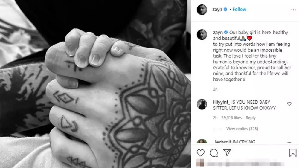 gigi hadid zayn punya anak cewek Berbagai sumber