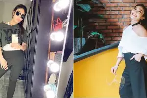 10 Penampilan Ayu Dewi saat main golf, gaya modisnya curi perhatian