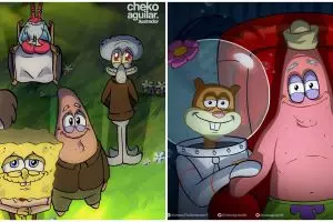 Curhatan imajiner Squidward atas kepergian Spongebob & Patrick, haru