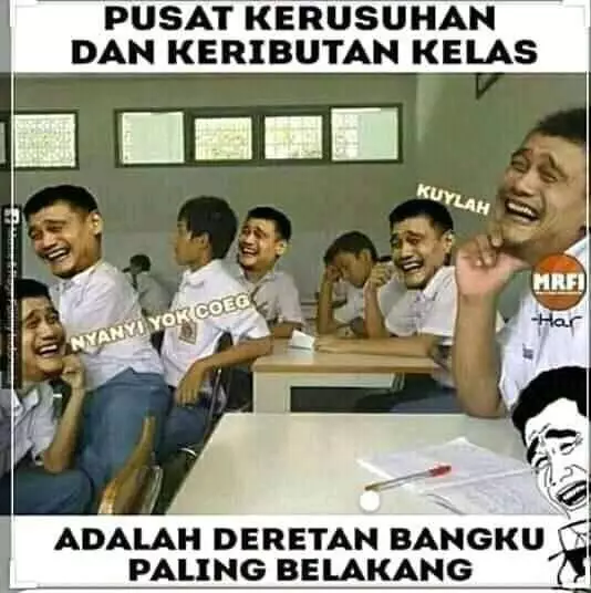 Meme siswa di kelas lucu Berbagai sumber Meme siswa di kelas lucu Berbagai sumber