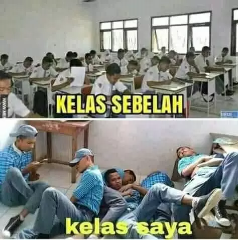 Meme siswa di kelas lucu Berbagai sumber Meme siswa di kelas lucu Berbagai sumber