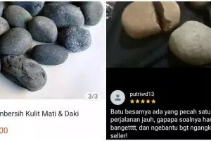 20 Testimoni kocak pembeli batu di online shop, absurd