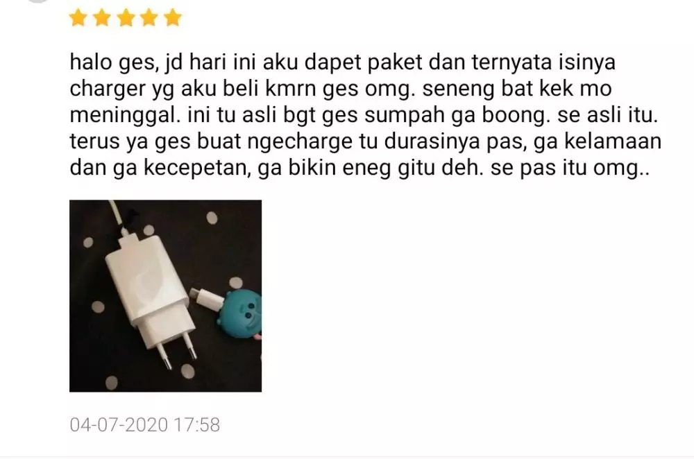 Review barang elektronik Twitter