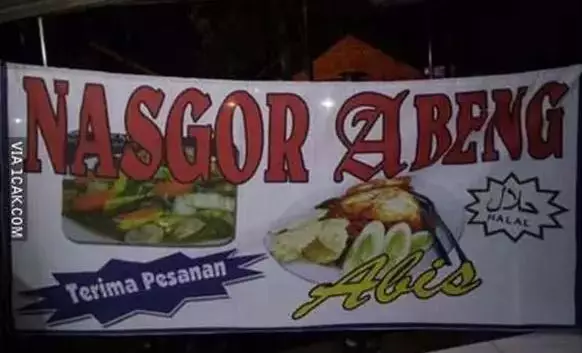 spanduk jualan nasi goreng  Berbagai Sumber