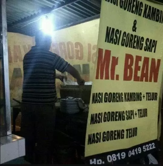 spanduk jualan nasi goreng  Berbagai Sumber