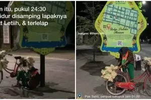 Kisah haru kakek 72 tahun jualan krupuk sampai dini hari