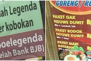 20 Menu makanan kaki lima ini absurdnya nggak ada tanding