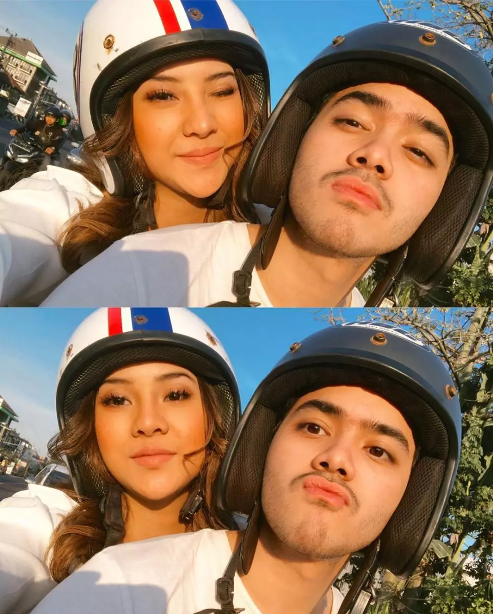 pasangan seleb kencan boncengan motor © 2020 brilio.net pasangan seleb kencan boncengan motor © 2020 brilio.net