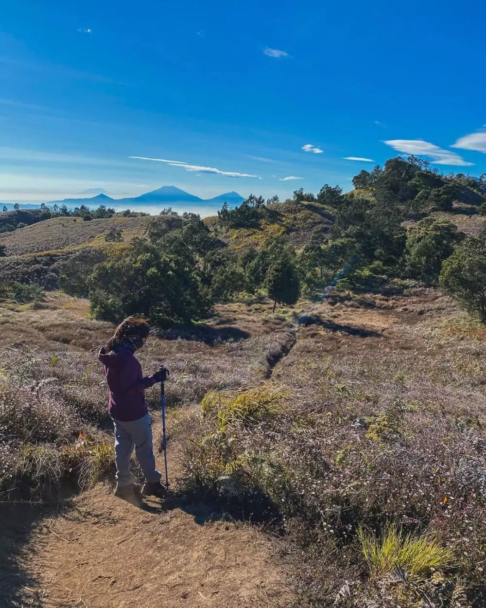 Potret Dinda Kirana daki gunung © 2020 brilio.net