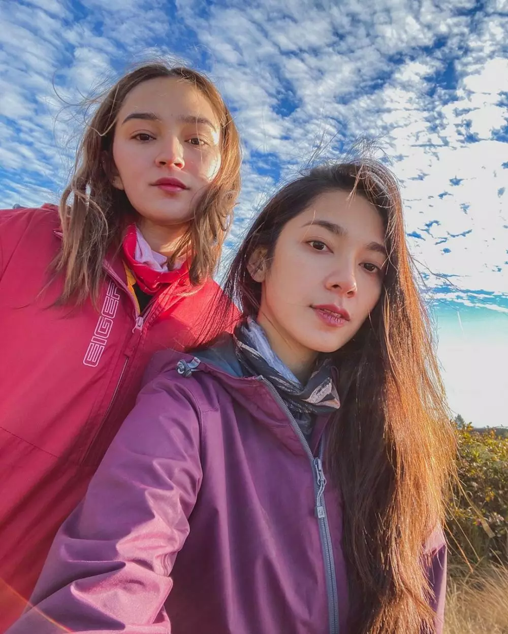 Potret Dinda Kirana daki gunung © 2020 brilio.net