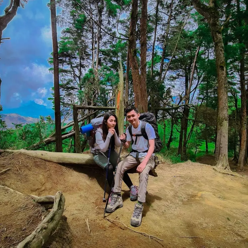 Potret Dinda Kirana daki gunung © 2020 brilio.net