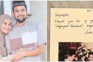 Intip isi surat cinta 5 seleb untuk pasangannya, romantis abis